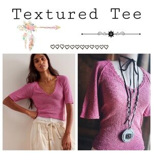Free people Tee / Textured Free People